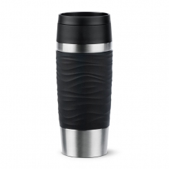 EMSA Travel Mug Waves schwarz 0,36l 