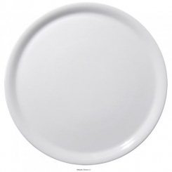 Pizzateller 33 cm Napoli Uni weiß Saturnia 