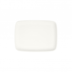 Teller rechteckig Quadro 27 x 20 cm Transparent ID Fine 