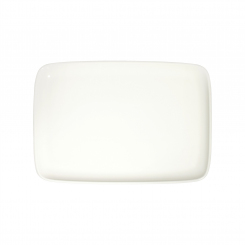 Teller rechteckig Quadro 33 x 23 cm Transparent ID Fine 