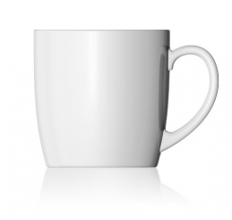 Kuba Tasse geeicht 0,2l/0,25l weiß und Druck 