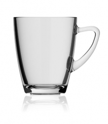 Lira Glastasse 30cl geeicht 0,2l/0,25l mit Druck 