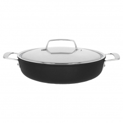 Servierpfanne mit Deckel 28 cm Alu Pro Demeyere 