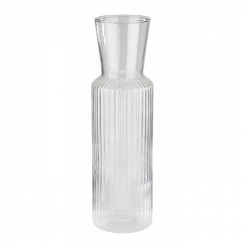 Glaskaraffe Lines Glas 0,9 ltr. Durchmesser 8 cm APS 