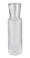 Glaskaraffe Lines Glas 0,9 ltr. Durchmesser 8 cm APS 