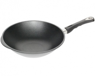 AMT Profi Wok Pfanne hoch Aluguss 32 cm  Induktion 