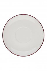 Untertasse Lona 19 cm Modest Maroon ID Fine 