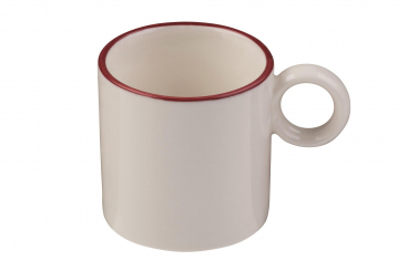 Espressotasse Ring 8 cl Modest Maroon ID Fine 