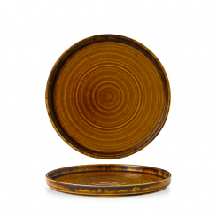 Dudson Harvest Brown Teller mit Rand 21 cm 