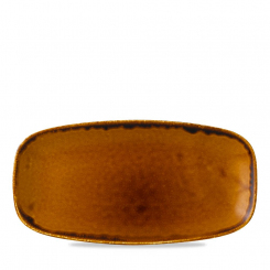 Dudson Harvest Brown Chef´s Oblong Platte 29,8 x 15,3 cm 