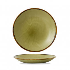 Dudson Harvest Green Teller tief coupe 28,1 cm 