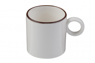 Espressotasse Ring 8 cl Modest Brown ID Fine 