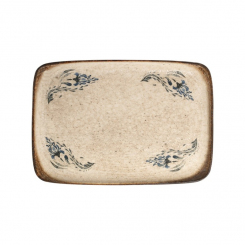 Platte rechteckig Quadro 33 x 23 cm Voyage Navy ID Fine 