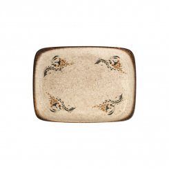 Platte rechteckig Quadro 27 x 20 cm Voyage Terra ID Fine 