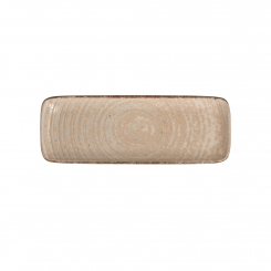 Teller recheckig Quadro 30 x 11 cm Mocha ID Fine 