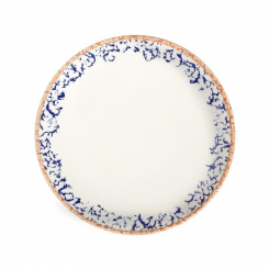 Teller tief mit Fahne Valle 25 cm Venecia Navy ID Fine 