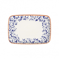 Platte rechteckig Quadro 33 x 23 cm Venecia Navy ID Fine 