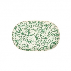 Platte oval Magnus 23 x 15 cm Venecia Green ID Fine 