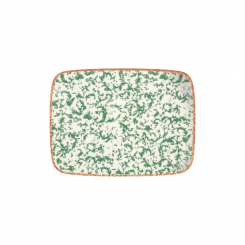 Platte rechteckig Quadro 27 x 20 cm Venecia Green ID Fine 