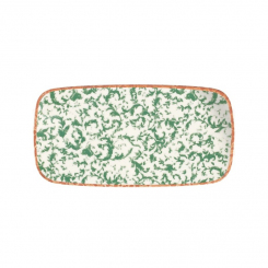 Platte rechteckig Quadro 34 x 16 cm Venecia Green ID Fine 