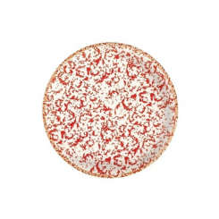 Teller flach Lona 25 cm Venecia Maroon ID Fine 