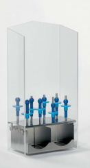 Eishörnchensilos 1 - 12 Hörnchenhalter Plexi / Edelstahl von Stöckel 