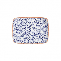 Platte rechteckig Quadro 27 x 20 cm Venecia Navy ID Fine 