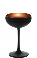 Sektschale schwarz matt/bronze Elements Olympic Stölzle ab 6 Stück 