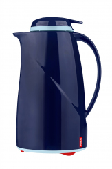 Isolierkanne Dunkelblau Wave Push Helios 