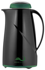 Isolierkanne 1,0 l Schwarz Green Wave Helios 