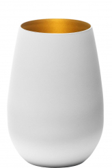 Becher Longdrinkglas weiss matt/gold Elements Olympic Stölzle ab 6 Stück 
