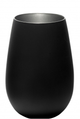 Becher Longdrinkglas schwarz matt/silber Elements Olympic Stölzle ab 6 Stück 