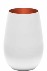 Becher Longdrinkglas weiss matt/bronze Elements Olympic Stölzle ab 6 Stück 