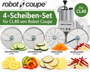 4-Scheiben-Set für CL40 von Robot Coupe 