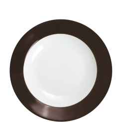 Suppenteller 22 cm chocolate brown Pronto Colore KAHLA 