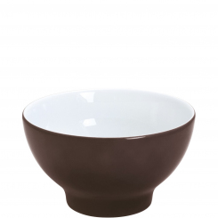Bowl 14 cm chocolate brown Pronto Colore KAHLA 
