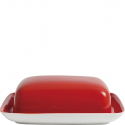 Butterdose eckig cherry red Pronto Colore KAHLA 