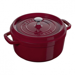 Cocotte rund Bordeaux Staub 