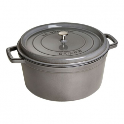 Cocotte rund Graphit-Grau Staub ab 14 cm