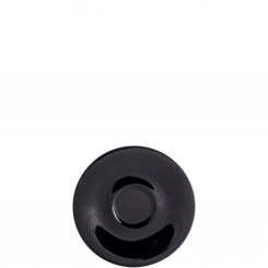 Untertasse 12 cm pure black Pronto Colore KAHLA 