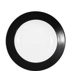 Suppenteller 22 cm pure black Pronto Colore KAHLA 