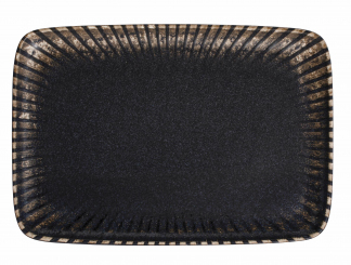 Teller rechteckig Quadro 27 x 20 cm Reckless ID Fine 