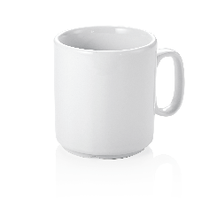 Kaffeebecher 290 ml Bistro weiß, stapelbar ab 120 Stück