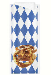 500 Stück Bestecktasche Bayrisch Blau 