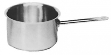 Stielkasserolle flach, mit Schüttrand 