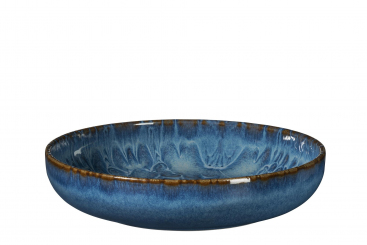 Teller tief 22cm Uno Classic Blue Traditional Tiles Mäser 