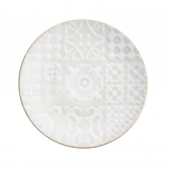 Teller flach 27cm Weiss Traditional Tiles Mäser 