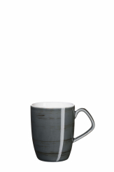 Kaffeebecher 37,5 cl dunkelgrau Porzellan Derby Mäser 