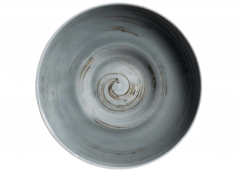 Teller tief rund 22 cm dunkelgrau Porzellan Derby Mäser 