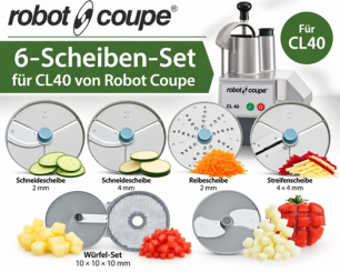 6-Scheiben-Set für CL40 von Robot Coupe 